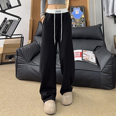 美式高街潮牌男女运动休闲裤直筒宽松卫裤慵懒显瘦休闲长裤子，男装休闲裤，电商A486