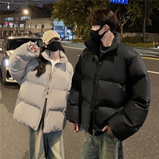 冬季24短款宽松面包服男女情侣装棉衣冬装羽绒棉袄外套潮S370-P98，男装棉衣，电商A233-1
