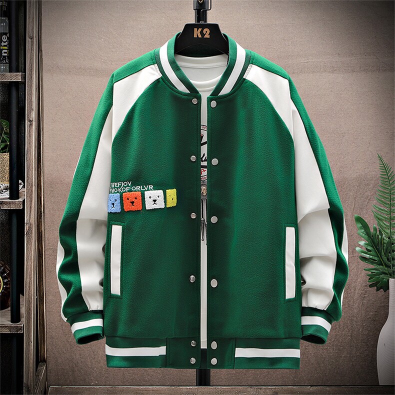 男士休闲夹克外套秋季潮牌连帽青少年棒球服秋装JK06622-P95,男装夹克,星座308B-2