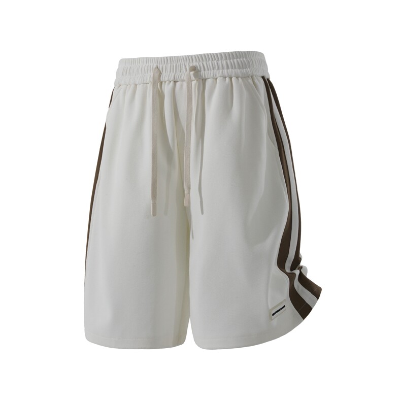 美式凉感男条纹拼接速干设计感运动短裤X416B-1-DK3122-特P25控58,男装牛仔裤,星座416B-1