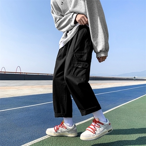 男春秋季休闲长裤纯K69P36图片