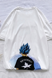 DX17154-P20 纯棉短袖t恤男大码半袖打底衫宽松体恤衫 港风图片