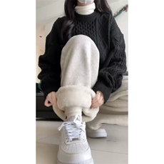 【有货】WK02HH-特P60东北零下40度裤子男女款保暖加绒羊羔绒卫裤，男装休闲裤，星座1007（原301D）
