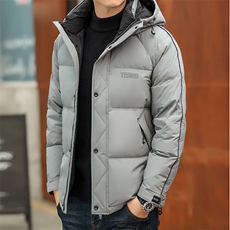 2023新款冬季连帽休闲羽绒服男宽松休闲上衣中年加厚保暖男装外套，男装羽绒服，电商B212（原钱塘6029）