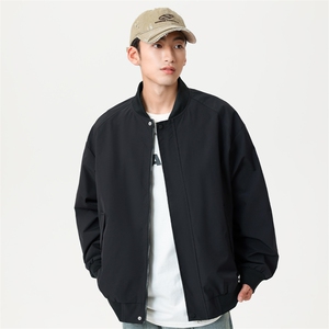 春季新款现货宽松棒球服男休闲简约百搭潮流夹克上衣外套6603-P55