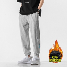 加绒加厚冬季热卖款宽松大码束脚运动休闲裤1514-2—P55，男装休闲裤，星座914-3