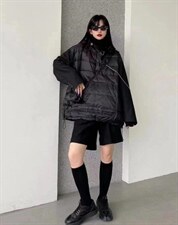 拼接羽绒服，女装羽绒服，依多坊