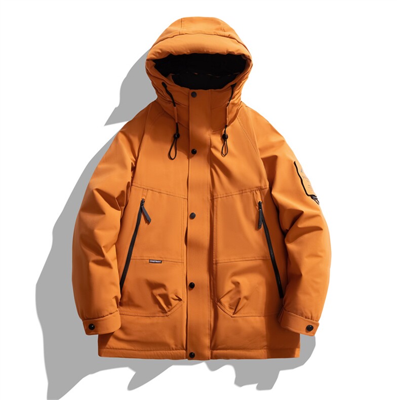 新款情侣款休闲户外90绒户外羽绒服控价279-613B-8016-P210,男装羽绒服,星座613B