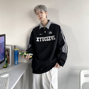 现货-潮牌美式polo领卫衣男春季新款刺绣上衣218-7-Y106-P75-控98图片