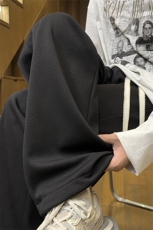 特批P35无差价2025纹理感肌理感宽松休闲裤男港风直筒阔腿裤K5649，男装休闲裤，电商A001-1