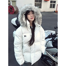 可拆卸毛领冬季羽绒棉服潮牌情侣美式加厚外套棉衣2568P108网图，男装棉衣，电商B245