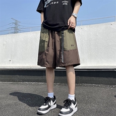 2024夏季新款日系运动工装短裤薄宽松直筒五分裤现货K7898-P32，男装牛仔裤，星座512-3