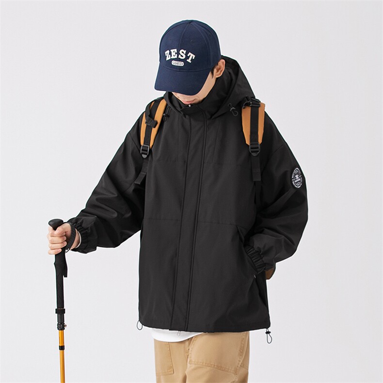 秋季拼接男士休闲工装夹克男户外男士外套潮流款A266-JK9236-P80，男装夹克，电商A266