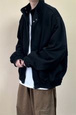 现货-春秋立领开衫卫衣男时尚外套潮牌宽松上衣-AJ23054-P88，女装短外套，电商A351