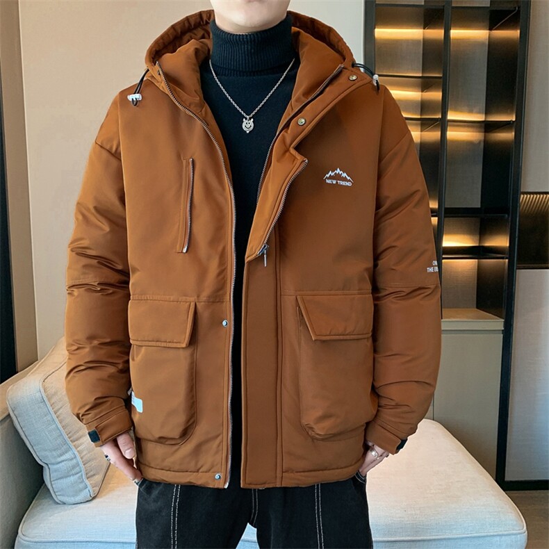 冲锋衣羽绒棉服男冬季宽松大码加厚棉衣ins潮流外套M0783-P120,男装棉衣,星座308B-2
