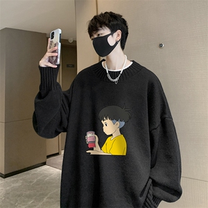 半高领毛衣男士大码针织衫男毛线衣男 M18200-P45 加绒款-P65图片