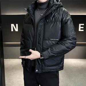 店主风连帽棉衣男冬季保暖防寒高品质加厚帅气棉服外套S3436图片