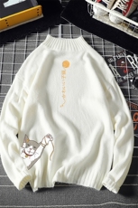 M18013-P45加绒款-P65半高领毛衣男士大码针织衫男毛线衣男线衫，男装针织衫/毛衣，电商A040A