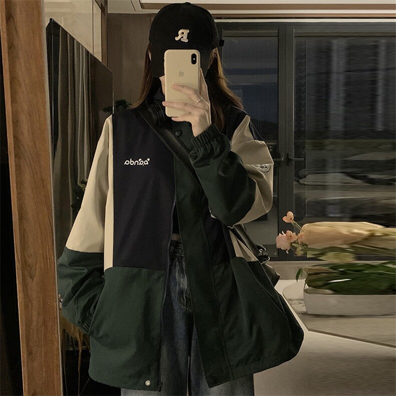 户外登山服冲锋衣夹克潮牌秋季新款情侣运动学院风外套C351-85,男装夹克,星座911-2(原星座613-2）