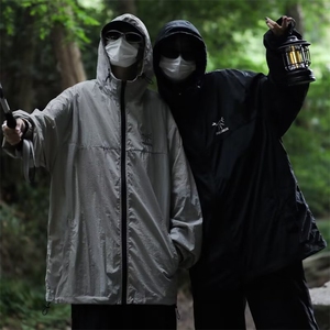 夏季防晒服男士薄款潮牌连帽透气外套情侣装户外防晒衣FS125-P35图片