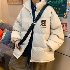 港风  秋冬新款保暖立领宽松棉服外套男 MY62046 P95控118图片