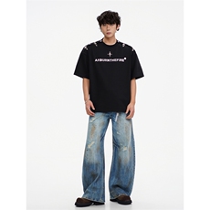 特P55无差价新款夏季潮流设计百搭短袖T恤-HT10218无影墙，男装T恤，电商A003