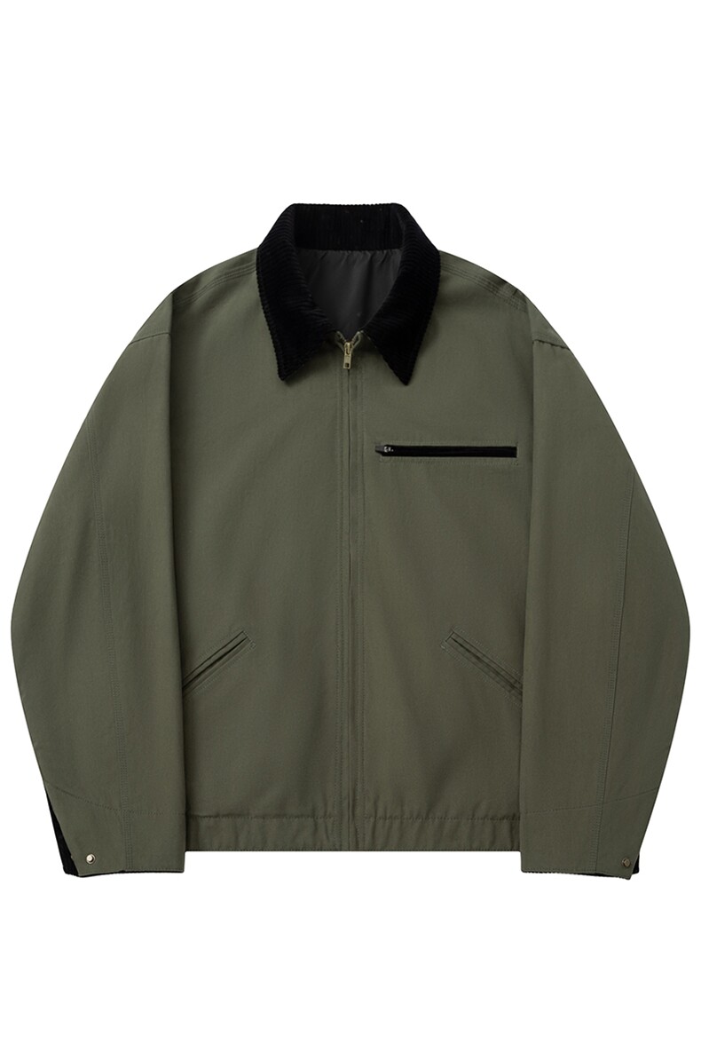 现货4色翻领秋冬飞行服棉服情侣装夹克复古外套,男装夹克,电商A105