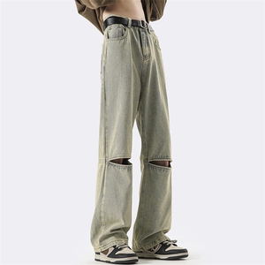 B225-K2149破洞牛仔裤-P62-X79- -棉75.8%粘纤14.9%聚醋纤维9.3%图片