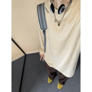德绒长袖T恤潮流高领内搭高级感宽松打底衫TC1050-P21【特价】图片