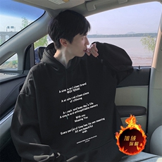 抖音得物供货可提供视频秋冬重磅美式宽松连帽卫衣DL2117，男装卫衣，电商A486