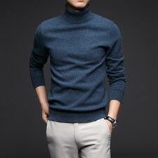 男士羊毛衫秋季圆领针织衫中年男士宽松爸爸装毛衣时尚百搭上衣，男装针织衫/毛衣，电商B212（原钱塘6029）