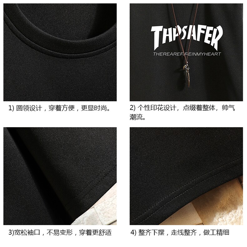 TK28007-P25春夏季七分袖t恤男大码五分袖男短袖中袖砖墙挂拍,男装T恤,电商A040A