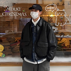 网图现货加厚加棉皮衣飞行员外套1209-1-JK19-P90主推可谈，男装皮衣，星座1209-1