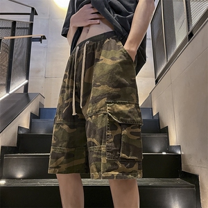 夏季潮牌迷彩工装短裤五分裤 712- A412 S-XXL p45,男装休闲裤,星座712