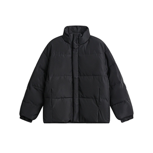 2025冬款纯色立领棉服--5215图片