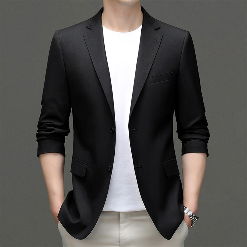 秋季新款西装男西服简约外套羊毛西服商务休闲小西装单西,男装西服,电商B360