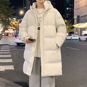 冬季潮牌情侣中长款连帽加厚保暖大棉袄8804-P85图片