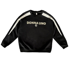 Y30/特P58控78春季美式复古撞色肩线字母印花套头卫衣男黑首2，男装卫衣，星座305B