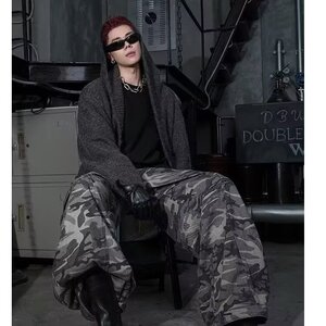 深灰色开衫毛衣男女生款秋冬季新款慵懒风宽松休闲简约针织衫网图图片