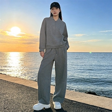 灰色上衣+灰色裤子（套装）