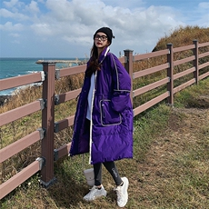 现货271-1608-P185中长款棉衣外套控258，女装棉衣/棉服，浙宝271