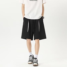 2025新款短裤男夏季休闲运动中裤男生宽松五分裤日系K6367-P35，男装牛仔裤，星座412-3