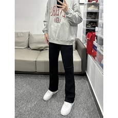 B221美式ins高街暗黑小众修身弹力休闲牛仔裤LK23010-P60控78，男装牛仔裤，电商B221