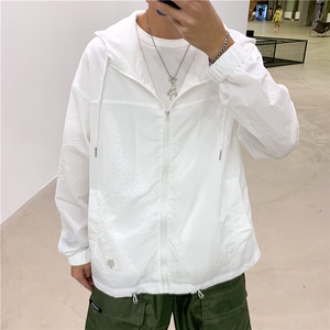 F1030/P45防晒衣薄款防晒服夏季韩版夹克衣服男士大码外套防晒衫