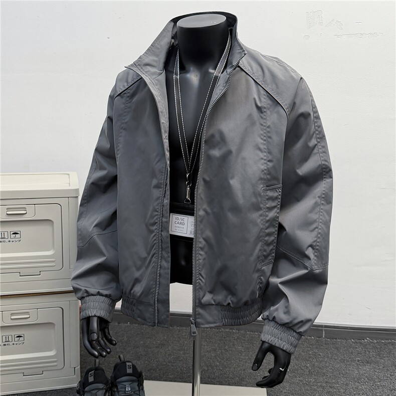 JK006假模备货15万件教练夹克聚酯纤维(M-5XL)TP3368,男装夹克,电商A088