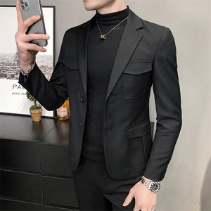 秋冬休闲西装搭配夹克西装单西修身 西服 A236-XZ-212-P145图片