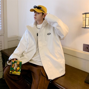 男士皮棉衣加仿羊羔毛冬季棉服潮流休闲个性棉袄A266-WMY612-P100图片