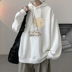 连帽卫衣男大码胖子帽衫大号运动服WY2409-P35，男装卫衣，电商A040