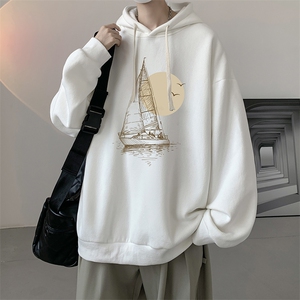 连帽卫衣男大码胖子帽衫大号运动服WY2409-P35图片