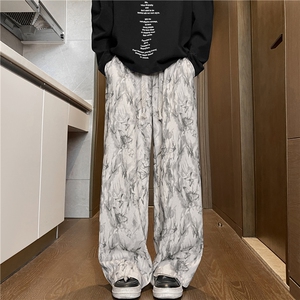 抖音品质美式扎染灯芯绒设计感百搭休闲裤B315-K25851-特p35控68图片